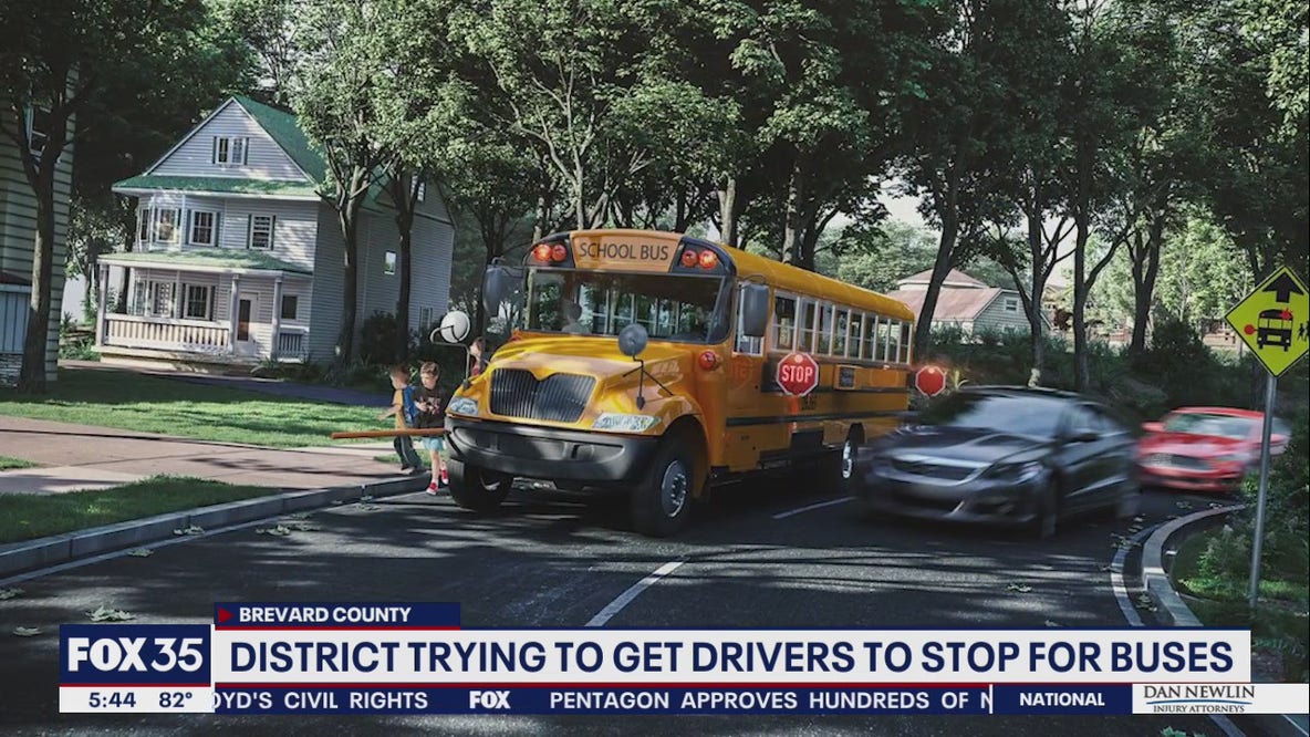 10 Brevard County school buses being fitted with AI tech to improve safety